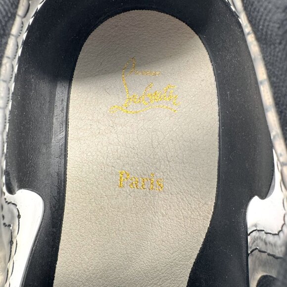 Christian Louboutin Arpoador Black Suede Sneakers Size 38.5 US 8.5 Women - Picture 13 of 13